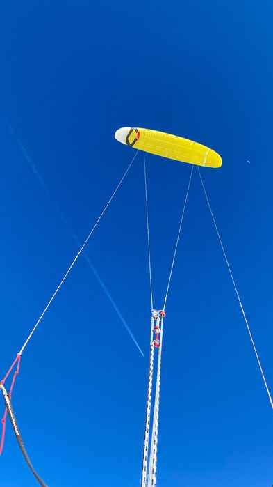 Vand pachet kite foil snow kiteR1 V3(15m) + R1V2(11m) + bară race