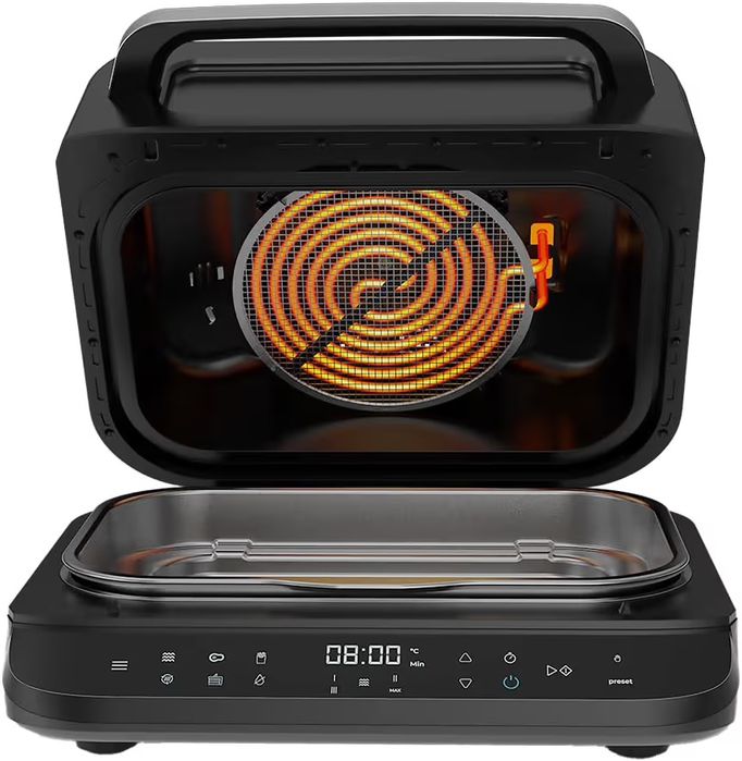 Фритюрник,Грил,Фрайър Cecotec Cecofry FireDome6000,2400W,6режима,4нива