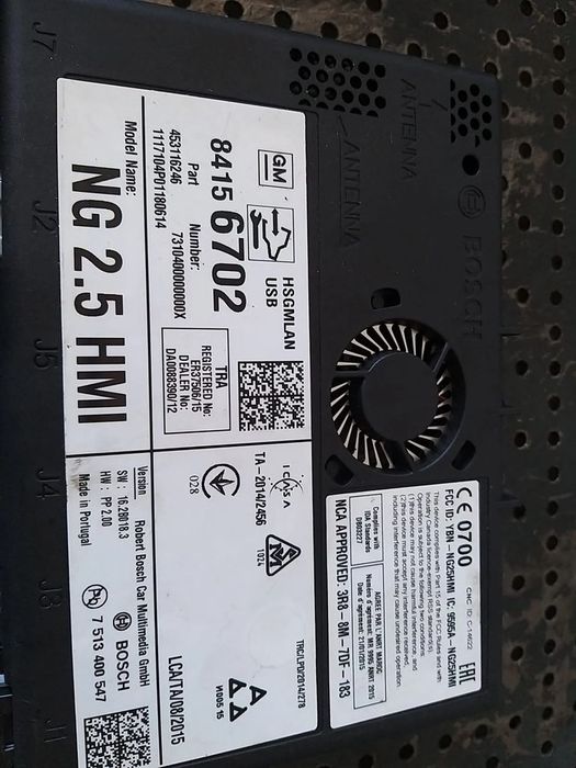 Modul navigatie hmi opel mokka x j13 84156702 7513400547