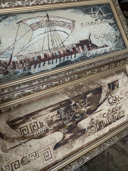 Картины продам Античный корабль