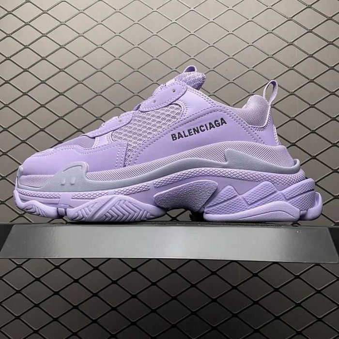 Balenciaga Triple S - Light Grey/Violet/Grey
