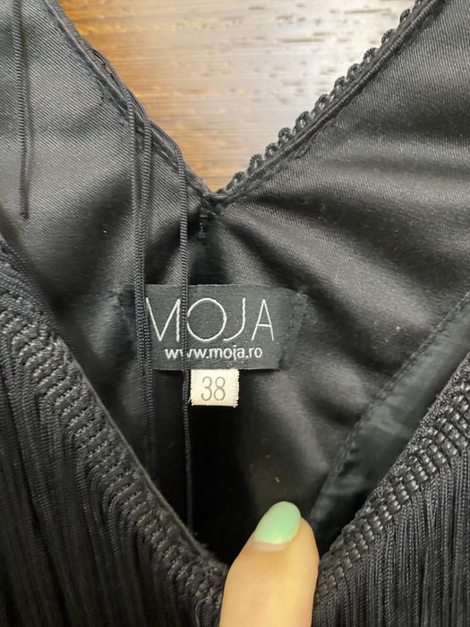 Rochie cocktail-party MOJA din franjuri M