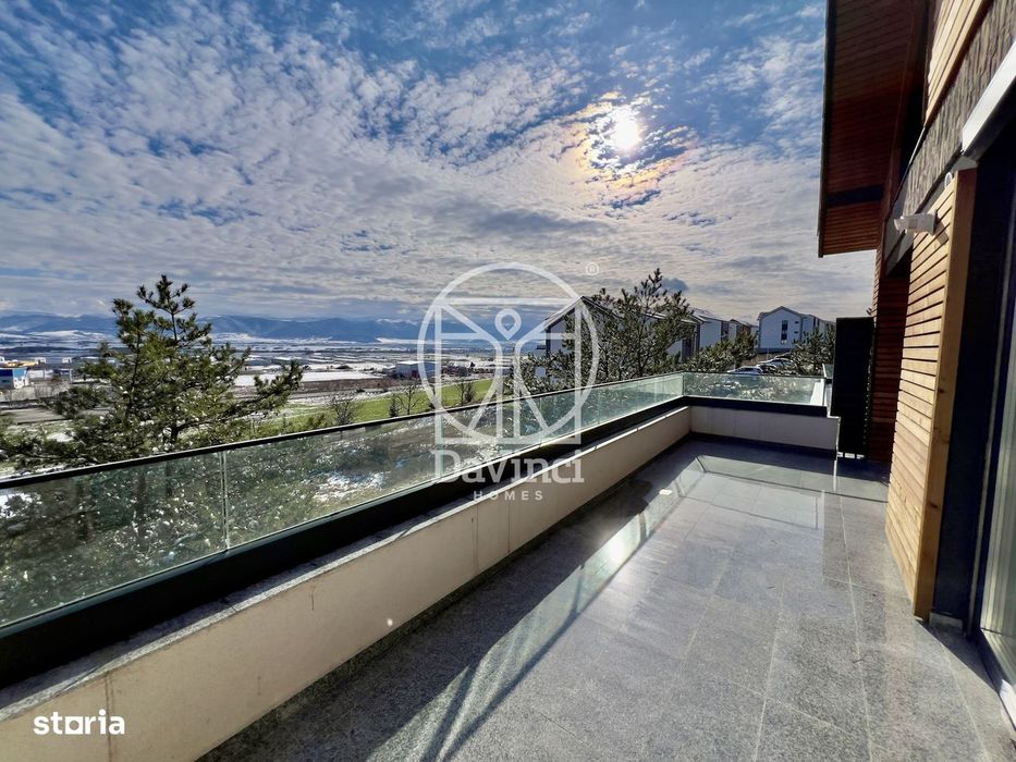 Penthouse 3 camere + 2 bai, intabulat, la cheie - terasa 19 mp — fotografia 1