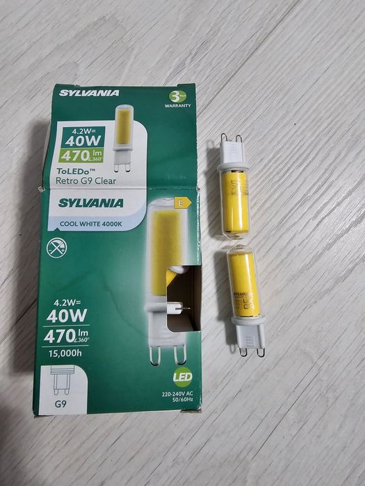 8 Becuri LED Sylvania ToLEDo™ Retro G9
Becurile LED Sylvania Toledo Re