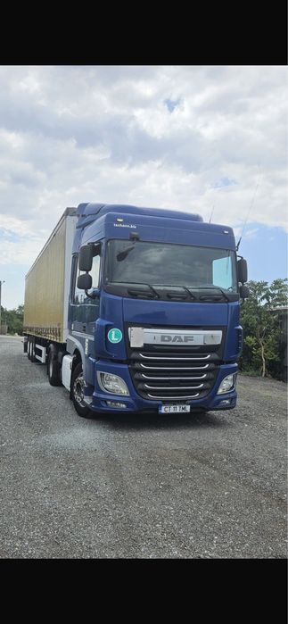 Daf cu remorca si iveci ADR