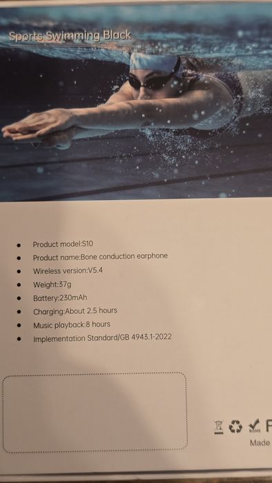 Casti de inot Xiaomi S10, noi, desigilate, nefolosite