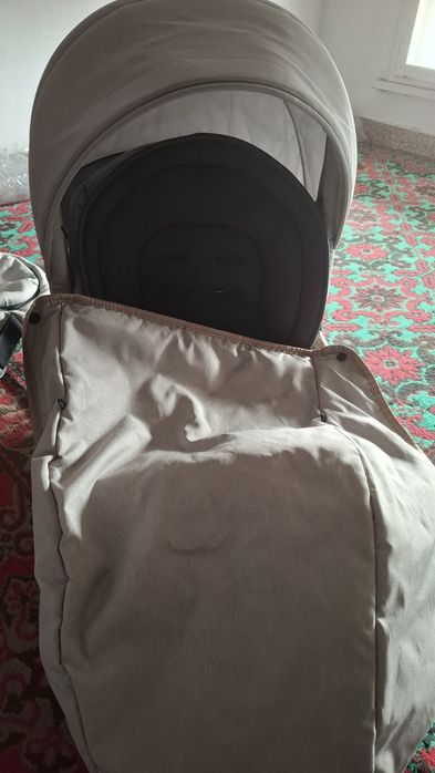 Детска комбинирана количка 3 в 1 Buba - Zaza, Cream