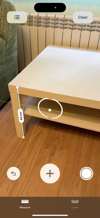 Бяла холна маса с рафт – 116 × 78 см