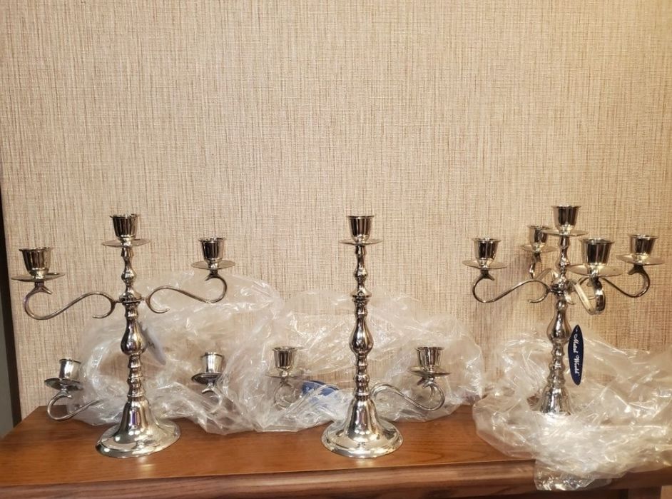 Подсвечники пятирожковые