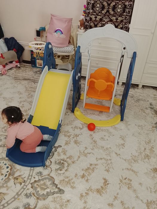 Горка качели много асартимент даставка бесплатная