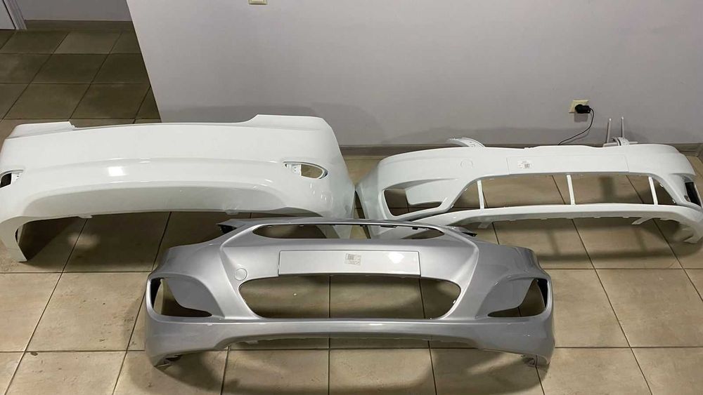 Бампер окрашенный на Hyundai Accent / Kia Rio / Solaris / Акцент/ Рио