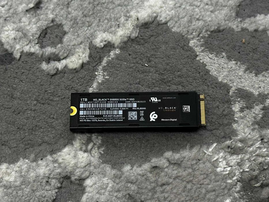 SSD Western Digital Black SN850X Heatsink 1TB PCI Express 4.0 x4