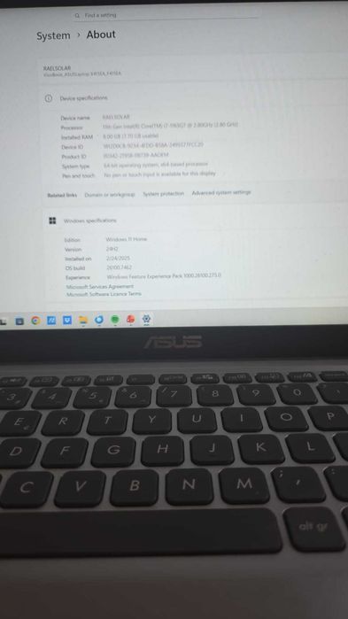 Ieftin ! Vand laptop ASUS F415EA 11th Gen