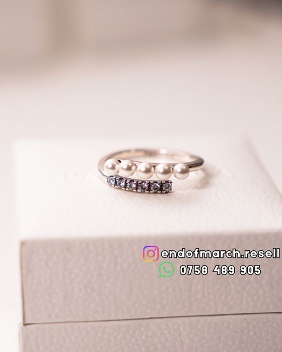 Inel Pandora Pavé Open Ring