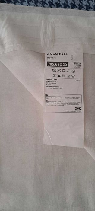 Perdea alba ÄNGSFRYLE 1 bucata 300x300cm