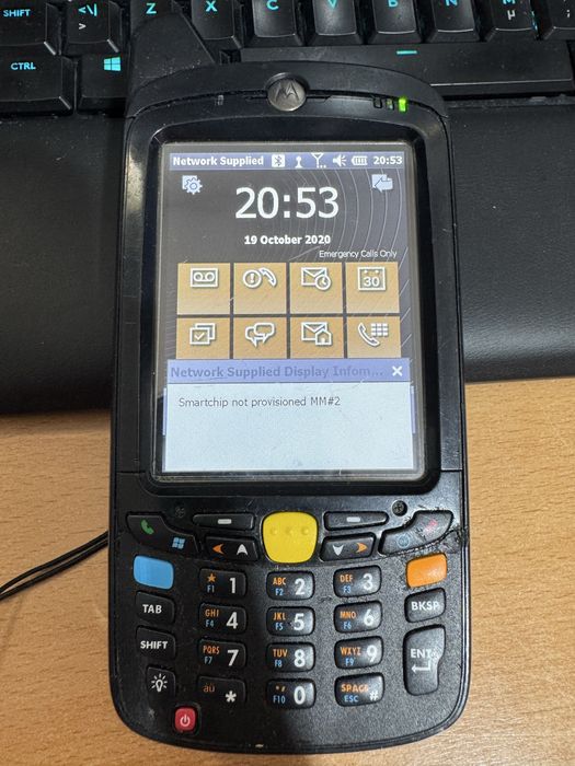 Scaner cititior coduri bare Motorola C65 windows