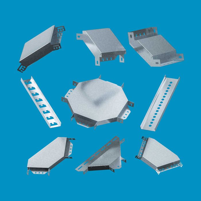 Лоток кабельный, Лоток перфорированный, Лоток неперфорированный