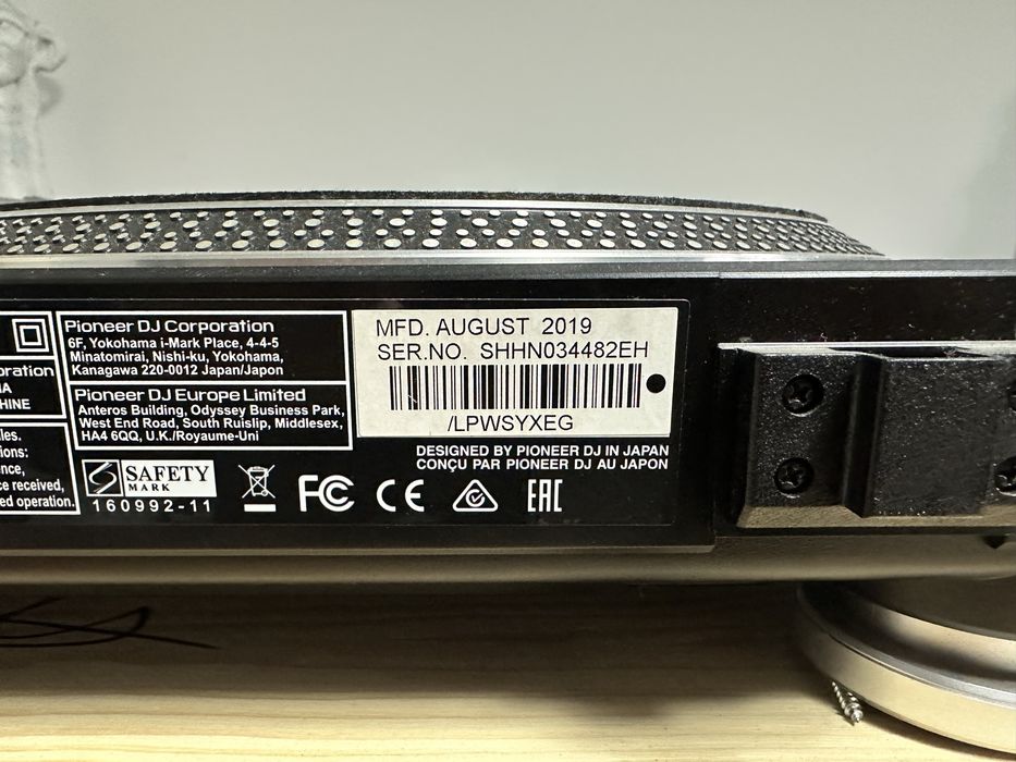 Pickup Pioneer DJ PLX-500 – Direct Drive