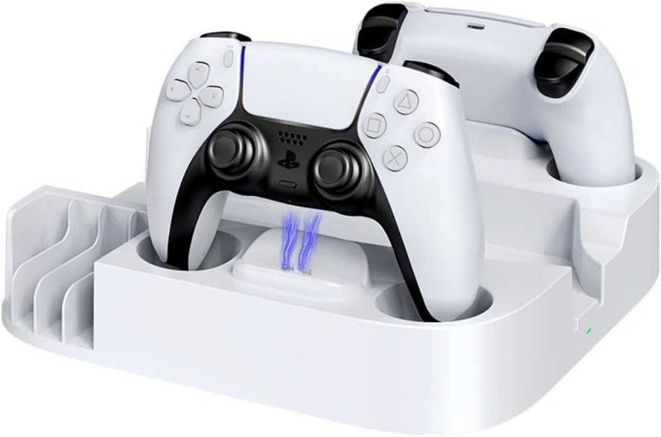 Statie multifunctionala pentru consola PS5 si pad-uri DualSense