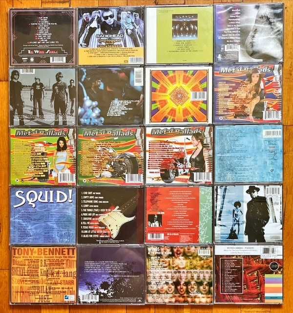 Lot CD rusesti rock&pop: Pink Floyd, Zappa, Jethro Tull, Maiden, Smokie, Wakeman, De Lucia