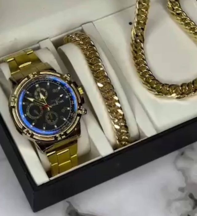 Soat  braslet zanjir juftligi erkaklar uchun