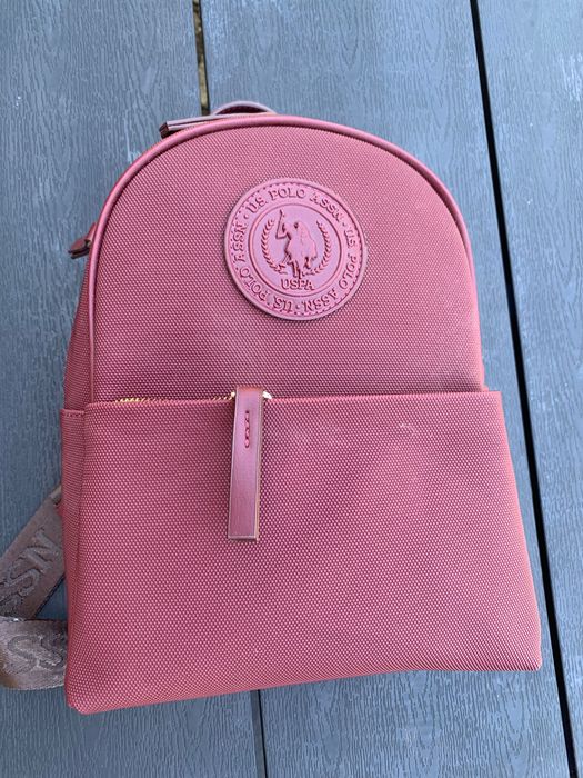 Нова оригинална дамска раница U.S. Polo Assn. (Бордо/Марсала