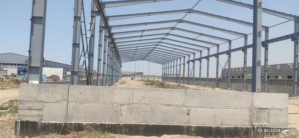 Metall -konstrukciya yasaymiz. zakladnoy. Строим Склад, ангар.