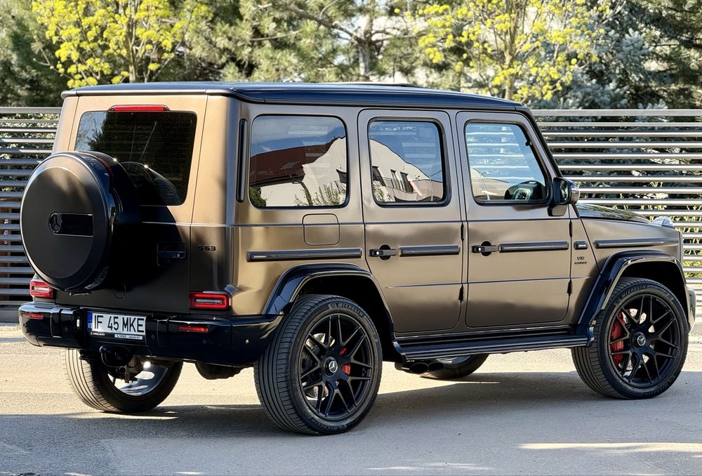 Mercedes G63 AMG FULL 2020 / MANUFAKTUR MAT / 585CP / Burmester / 360 / RAR