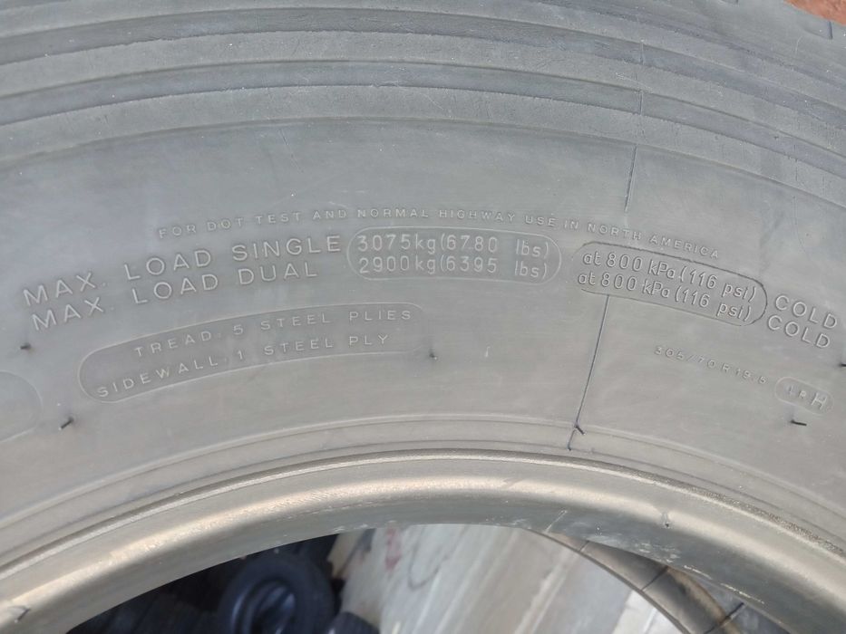 1 тежкотоварна гума 305/70R19.5 Michelin XZE2+ 147/145M M+S Germany