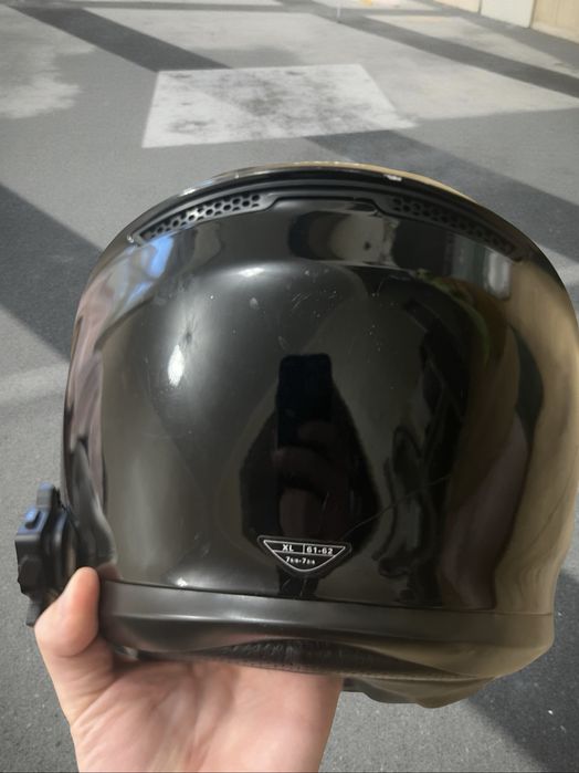 Casca AGV K6, culoare neagră, mărimea XL