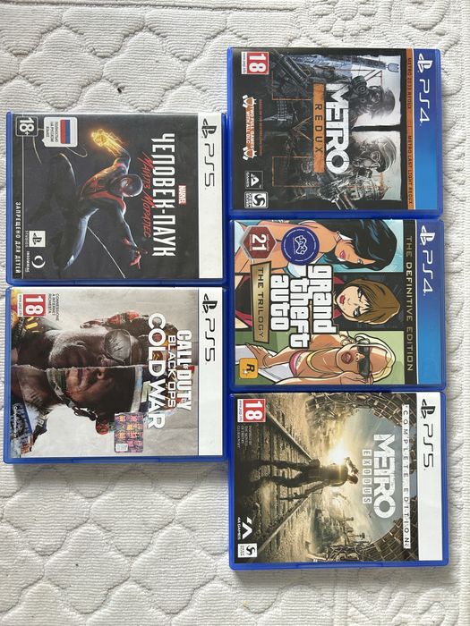 Продаю игры на Playstation 4-5