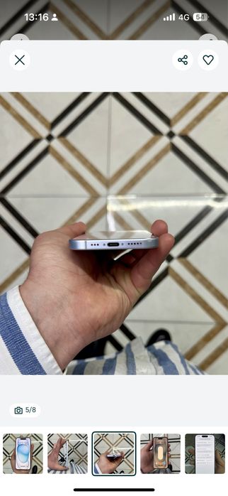 Iphone 15 128gb blue