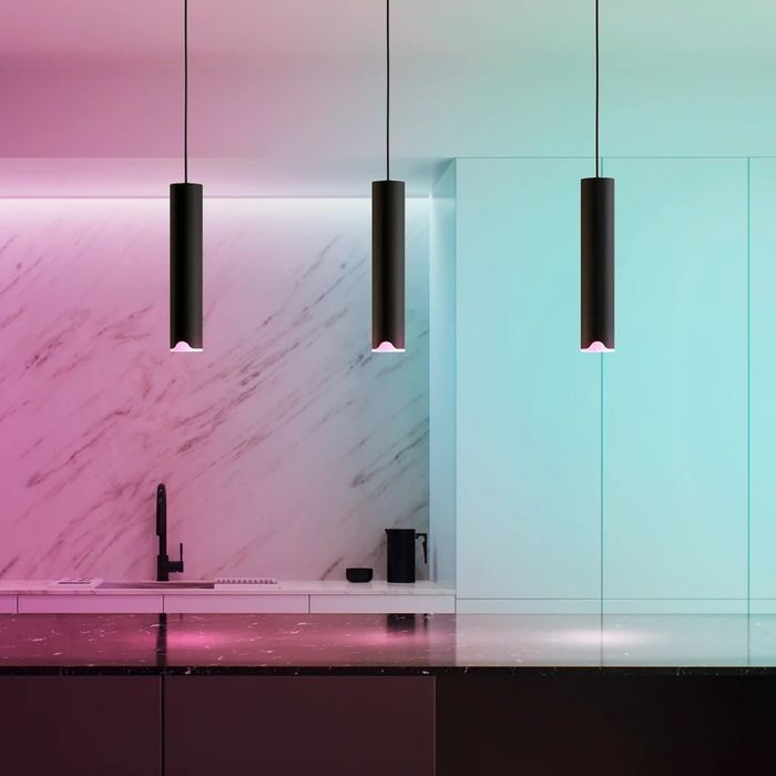 EGLO connect LED висящо осветление Balamorta-Z, 3 светлини, черно