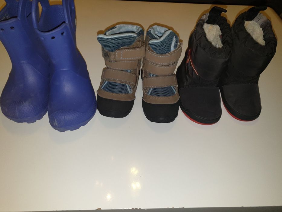 Adidas и Crocs детски ботуши