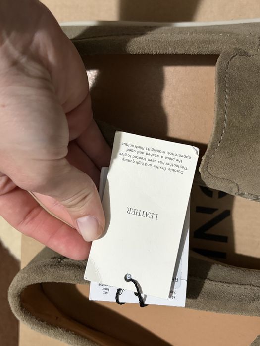 Mocasini piele intoarsa barbati Mango