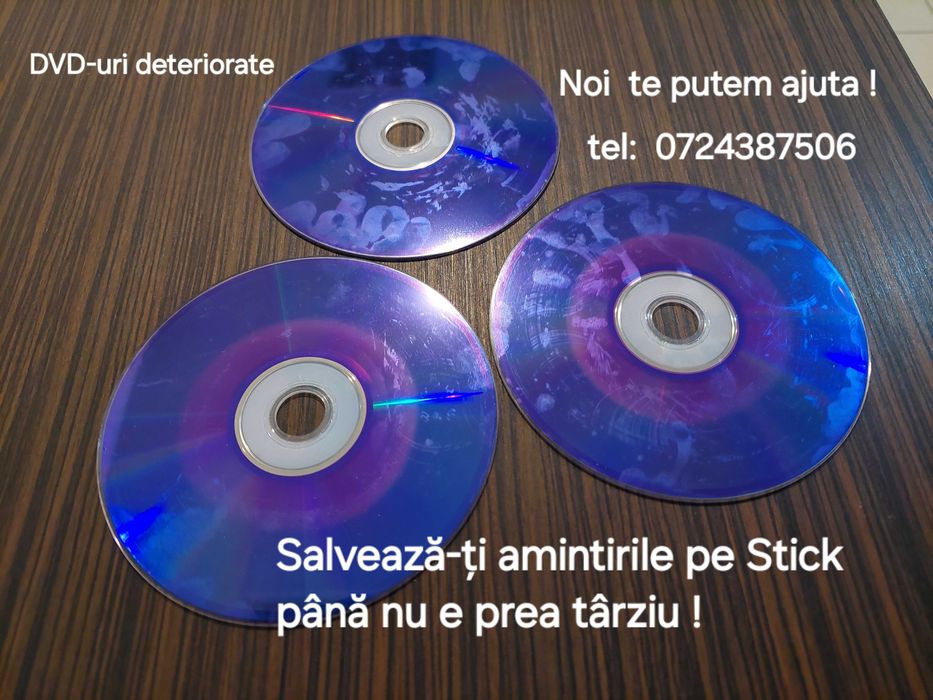 Salvează-ți filmările vechi: transfer DVD/CD/Blu-ray pe stick sau HDD