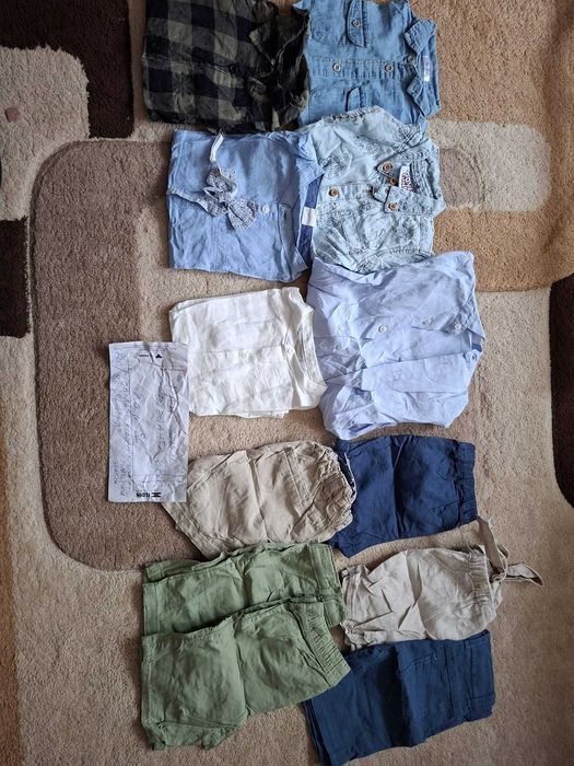 Haine baiat marimea 74 pana la 92-body-pulovere-veste-hanorace-pantaloni scurti/lungi-camasi-pijamale-compleu vara-veste si altele