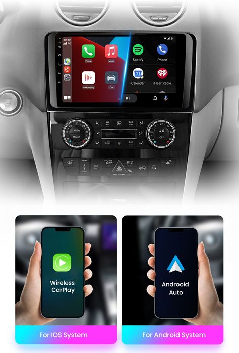 Navigatie Android dedicata Mercedes-Benz ML GL Class W164 (2005-2012)