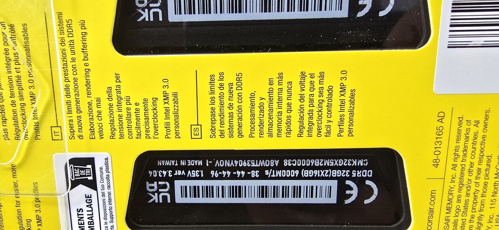 Ram Corsair Vengeance Kit 32GB DDR5 6000MHz CL38 Nou Sigilat Garantie Factura