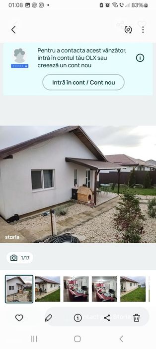 Casa pe un singur nivel  100 mp,teren 500,mobilat, utilat, Nazna