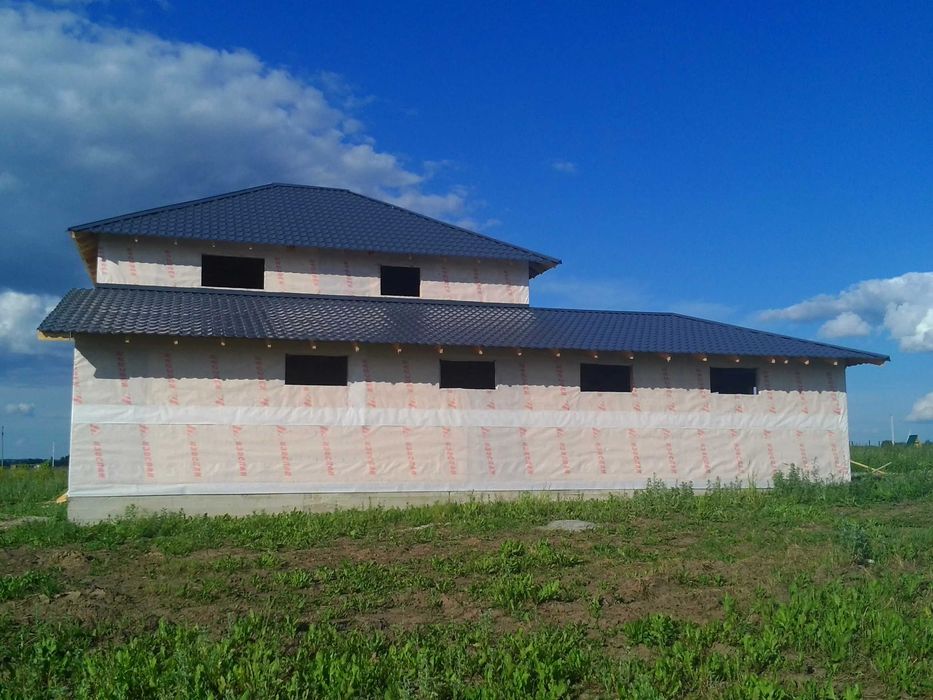 Металлическая черепица панорама