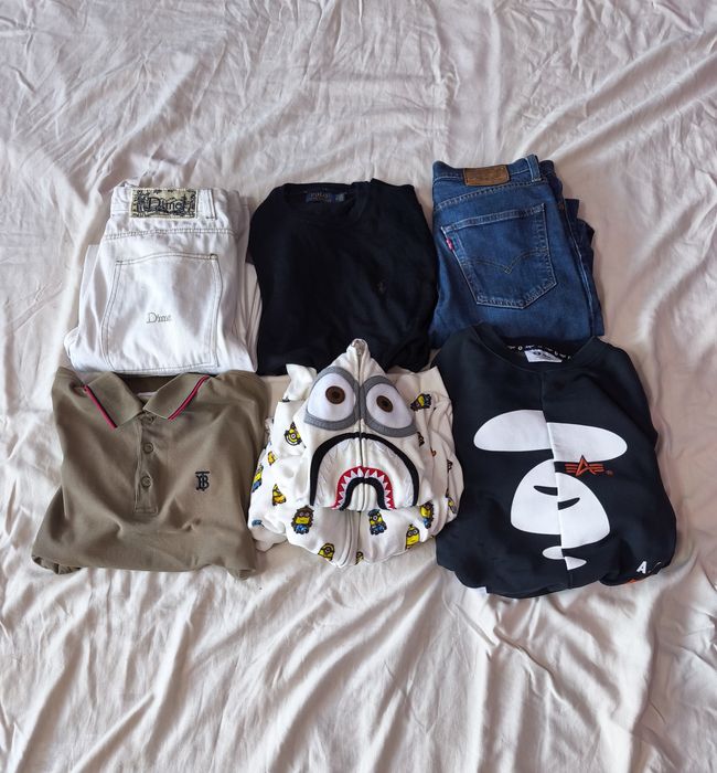 Оригинальные вещи идельных качеств Bape, Aep, R.L Polo, burberry, dime