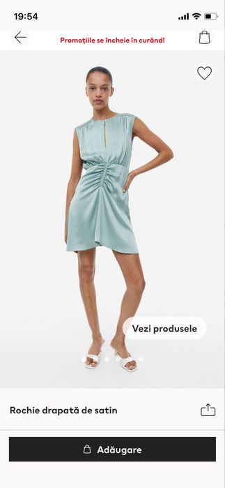 Rochie noua satin