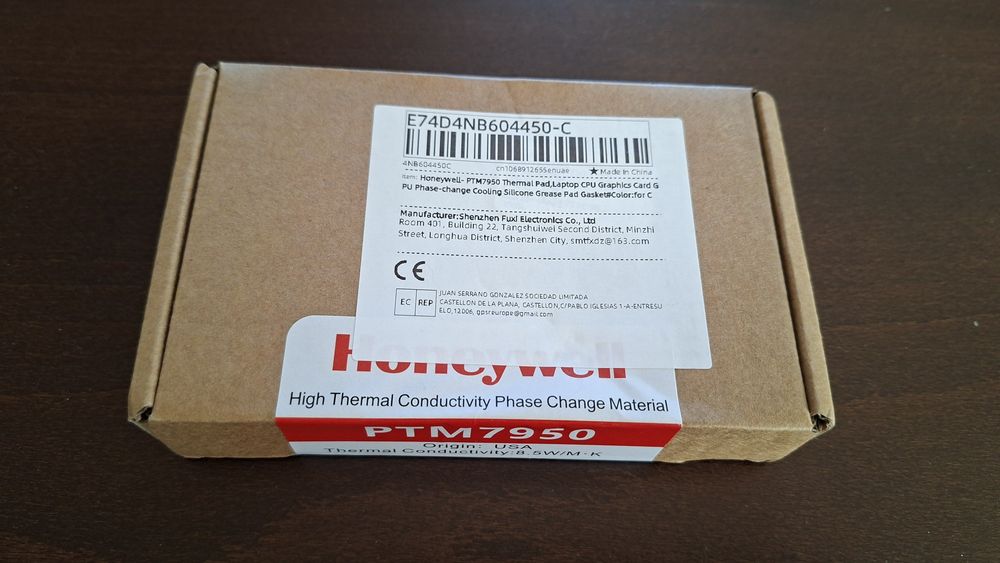 Термо подложка Honeywell PTM7950