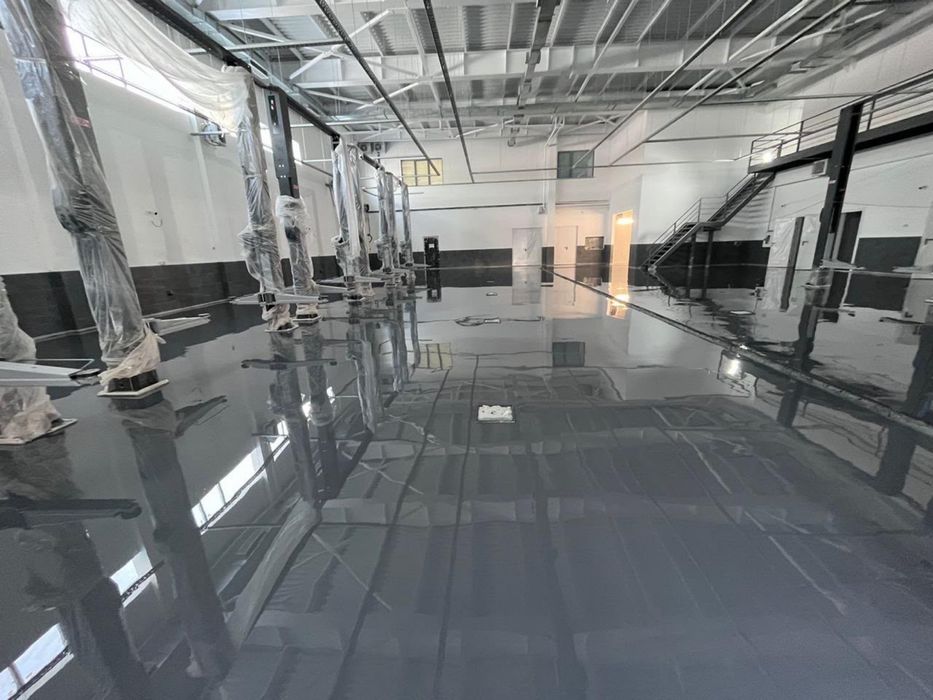 поксидные полимерные полы - от 7 000 ₸/м²