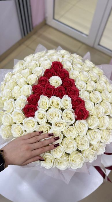 Букет цветов, 101 роза