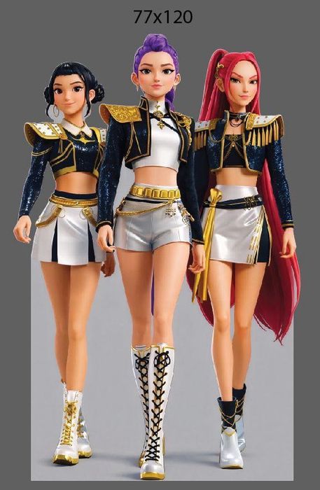НОВА Фигура K-pop Demon Hunter за Рожден ден/Парти