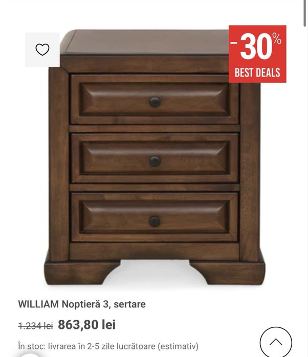 Vand toate aceste piese de mobilier