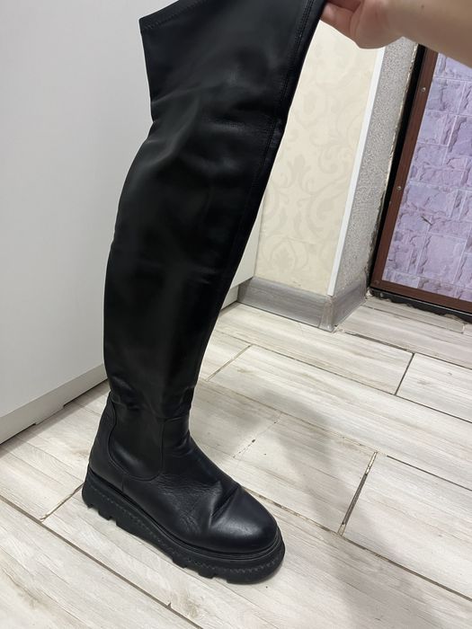 ПРОДАМ ботфорты натуральная кожа