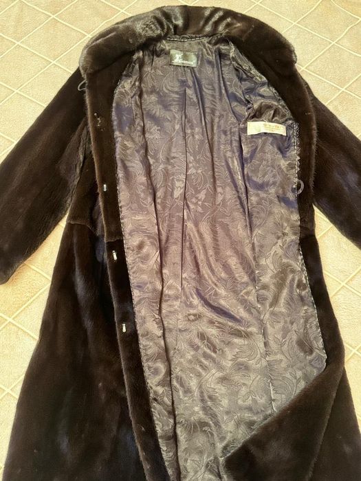 Шуба норковая длинная